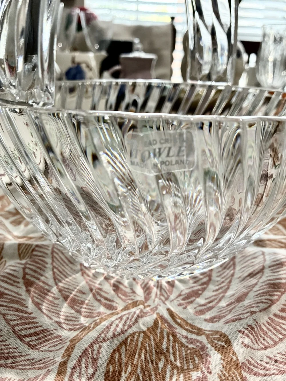 Towle Crystal 1980s vintage